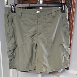 Women's Olive Cargo Shorts By Columbia